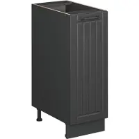 Vicco Armario de farmacia Fame-Line Gris oscuro 30 cm sin encimera, Model 57142