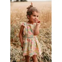 Louise Misha Dress Mistinguette Soft Honey Parrots Talla: 3M | Vestidos Outlet | Unisex