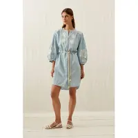 Louise Misha Dress Nilou Blue Talla: 38 | Blusón Outlet | Mujer | Azul