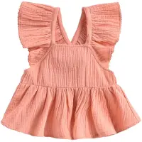 Louise Misha Top Ajeya Coral Talla: 9M | Vestidos Outlet | Unisex | Naranja