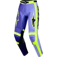 Alpinestars Pantalones Racer Portl 2026 Purple Yellow Fluo, Talla: 36
