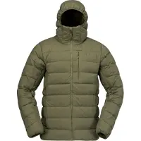 Norrøna - Ropa de senderismo - Femund Down700 Zip Hood M Olive Night de Nylon - Talla XL - Caqui