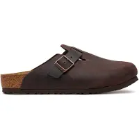 Birkenstock - Boston SFB Oiled Leather - Sandalias size 41 - Regular, marrón