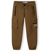 MINOTI Pantalón marrón / negro / blanco
