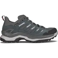 Lowa - Zapatillas de senderismo Hombre - Innovo GTX Lo Dark Petrol/Motor de Cuero - Talla 41,5 - Gris