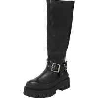 Steve madden Cruz Boots Black Leather Talla: 40 | Botas Outlet | Mujer | Negro