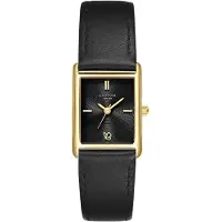 Glanzstücke Reloj analógico dorado / negro
