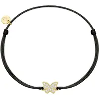 Glanzstücke Pulsera dorado / negro / plata