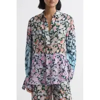 Reiss Serena Printed Floral Blouse Talla: 4 | Blusas Outlet | Mujer