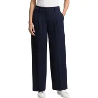 Tom Tailor Pantalón de pinzas 'Lea' azul oscuro