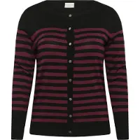 KAFFE CURVE Cárdigan 'Lizzy' lila / negro