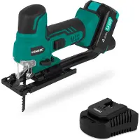 Vonroc Sierra de calar 20V - 2.0Ah - Empuñadura ergonómica | Incl. batería y cargador rápido
