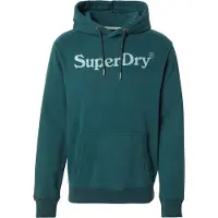 Superdry para hombre. M2014393A Sudadera NY Venue verde (S), Casual, Algodón, outlet 2026.