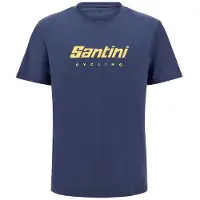 Santini - Coloured Branded T-Shirt - Camiseta de manga corta size S, azul