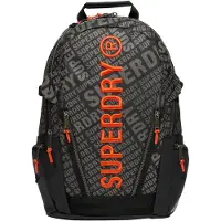 Superdry para mujer. W9110425A Mochila Tarp AOP negra (OSFA), Negro, Casual, Poliéster, outlet 2026.
