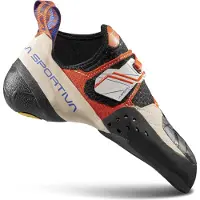 La Sportiva - Pies de gato - Solution W White/Lily Orange para Mujer - Talla 38 - Blanco