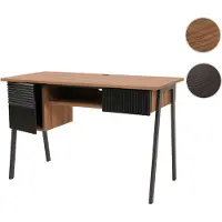 Mendler Escritorio HWC-O40, escritorio de oficina, mesa para ordenador, MDF, metal, melamina, 78x120x60 cm, color natural