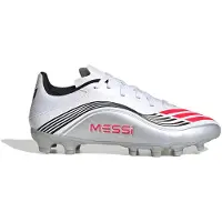 Adidas adidasBota F50 Messi League multisuelo para niños 31 Cloud White / Lucid Red / Silver Metallic Niño