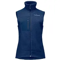 Norrøna - Women's Trollveggen Warm3 Vest - Chaleco de forro polar size XS, azul