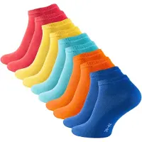 Stark Soul Calcetines 'Essentials' azul / aqua / amarillo oscuro / naranja oscuro / rojo