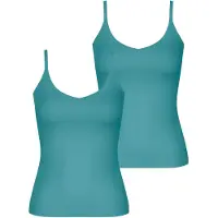 Sloggi Top ' ZERO Feel 2.0 Spaghetti Top ' turquesa