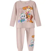 Name it Pijama 'NMFADAS PAWPATROL' marrón / lila / malva / blanco