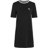 Karl Lagerfeld Ikon Patch Tshirt Dress Black Talla: L | Mini Vestidos Outlet | Mujer | Negro