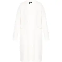 Dreimaster Abrigo de punto offwhite