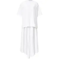 AllSaints Jax Tee Dress Chalk White Talla: L | Vestidos Maxi Outlet | Mujer | Blanco