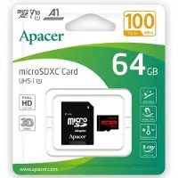 Apacer Tarjeta De Memoria Con Adaptador Uhs 1 Class 10 Micro Sdxc