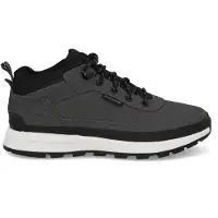 Timberland para hombre. TB1A2A230331 Zapatillas de piel Field Trekker gris (41), Plano, Cordones, Casual, outlet 2026.