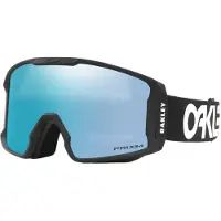 Oakley - Máscaras de esquí - Line Miner M Factory Pilot Black Prizm Sapphire Iridium de Silicona - Negro