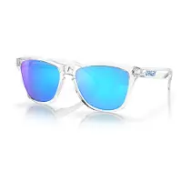 Oakley - Gafas de sol - Frogskins Crystal Clear Prizm Sapphire Iridium - Blanco