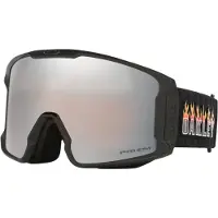 Oakley - Máscaras de esquí - Line Miner L Rene Rinnekangas Signature Prizm Black de Silicona - Negro