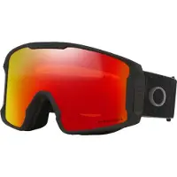 Oakley - Máscaras de esquí - Line Miner L Black Camo Prizm Torch de Silicona - Negro