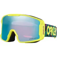 Oakley - Máscaras de esquí - Line Miner M Jaxson Blue Prizm Sapphire de Silicona - Amarillo