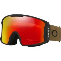Oakley - Máscaras de esquí - Line Miner L Army Green Corduroy Prizm Torch de Silicona - Marrón