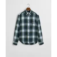 Gant para hombre. 3250001 Camisa Regular Fit Cuadros Verde (3XL), Azul, Casual, Algodón, Manga larga, outlet 2026.