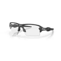Oakley - Gafas de sol - Flak 2.0 XL Steel Clear 50% Black Irid Photo - Negro