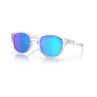 Oakley - Gafas de sol - Latch Matte Clear Prizm Sapphire Polarized - Blanco