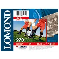 Lomond Papel Fotográfico Satinado 270 G/m² 10x15