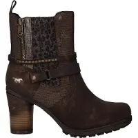 Mustang Botines chocolate / negro