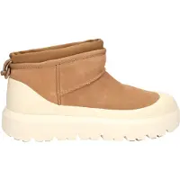 Ugg - Botas para hombre - M Cl Ultra Mini Weather Hybrid Chestnut Whitecap de Lana - Talla 41 - Beige