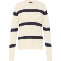 Oxmo Jersey 'KANNA' azul oscuro / blanco perla