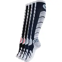 Stark Soul Calcetines deportivos azul oscuro / gris moteado / rojo fuego / negro