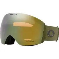 Oakley - Máscaras de esquí - Flight Deck L Matte Dark Brush Prizm Sage Gold - Caqui