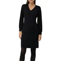 s.Oliver Dresses Black Talla: 42 | Vestidos Midi Outlet | Mujer | Negro