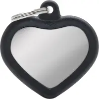 My Family Hushtag Placa De Corazón Para Mascota