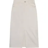 KnowledgeCotton Apparel - Women's Mid Length H. Twill Skirt - Falda size 29, gris