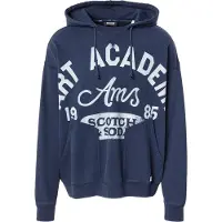 Scotch & Soda Wash Artwork Hoodie Sky Captain Talla: XL | Sudaderas con Capucha Outlet | Hombre